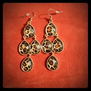 Cheetah earrings
